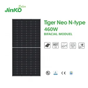 Precio Competitivo 460W Precio del Panel Solar Jinko Módulo Tiger Neo Paneles Solares para Hogares Inteligentes