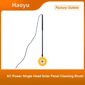 House Electric Power Single Head Solar Panel Cleaning Brush Photovoltaic Brush Water-Saving Dry Wet Cleaning