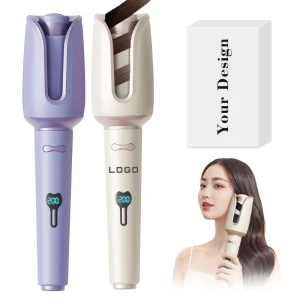 Professional Curling Wand Hair Rollers Rotating Curling Iron Automatic Curling Iron for All Hair Types-Rapid Heating
