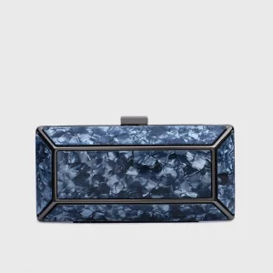 Acrylic Clutch Bag Metal Frame