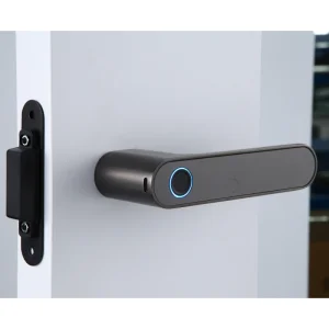 Fingerprint Access Bluetooth Remote Control Smart Handle Door Lock for Hotel