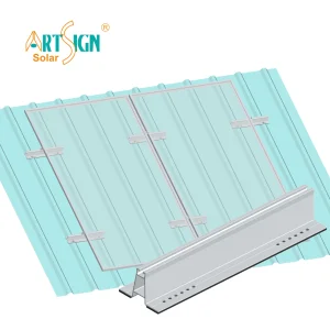 Factory Residential Mini Rail Solar Panel Mounting Bracket Mini Rail Solar Panel Bracket for Solar Mounting System | Art Sign