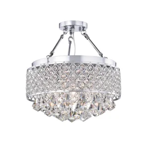 Nordic Ceiling Light Design American Design 4-Light Semi Flush Mount Chandelier