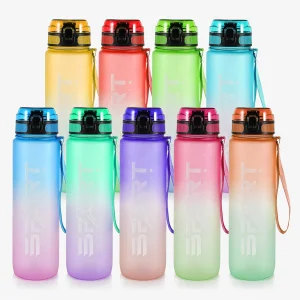 BPA Free Custom Logo Leak Proof Sport Direct Drinking Plastic Water Bottle