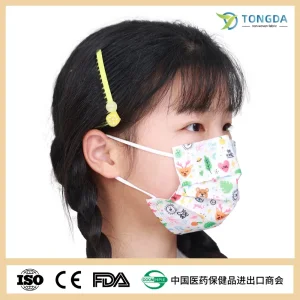 Mascarilla médica impresa para niños de uso económico, múltiples colores 5 capas mascarilla médica