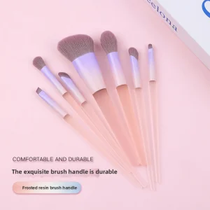 Professional Crystal Handle 7-Piece Makeup Brush Set