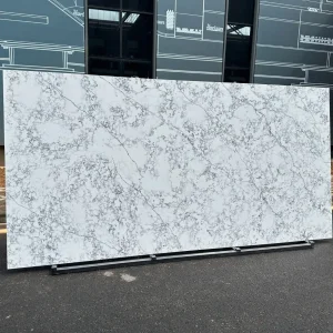 Large-Format Calacatta Quartz for Global Export Markets 3200*1600*20mm