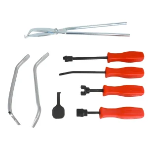 8pcs Vehicle Tools Kit Car Brake Maintenance Service with Spring Caliper Pliers Installer Remover and Drum Puller Tool