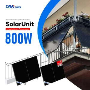 EU Home Use 600W 800W Plug Solar Kit Balcony Solar Panel Mounting System on Grid PV System