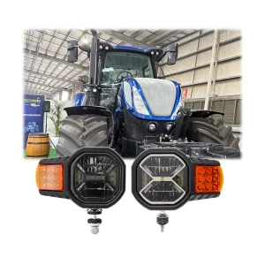 60W Tractor LED Headlight For T7. 300 Agriculture High Low Beam With Parking Turning Headlamp