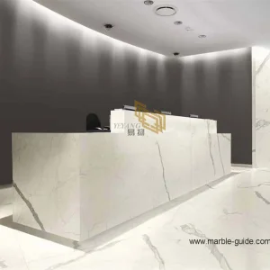 White Carrara Marble Calacatta White Marble Slab for Floor/Wall Kitchen/Bathroom/Vanity Hotel Countertop