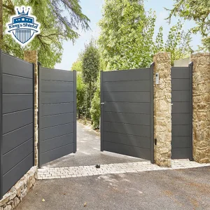 Durable Aluminum and Wrought Iron Driveway Swing Gate Solutions