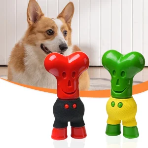 Durable Bite Resistant Nylon Bone Rubber Dog Chew Toy