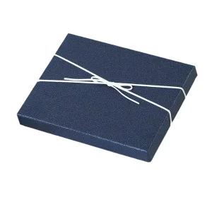 Caixa de Embalagem de Presente Azul Luxuosa