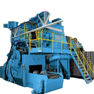 Wire Mesh Belt Shot Blasting Machine for Aluminum Plate Aluminum Wheel Hub and Auto Parts and Brake Pad