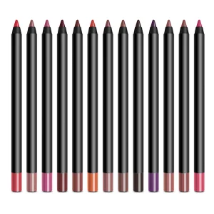 Customize Vegan Lip Liner Water Proof Private Label Retractable Lip Liner Personnalised Creamy Brown Lipliner