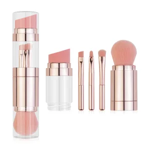 5 in 1 Portable Makeup Brushes Set