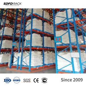 VNA Rack Customized Steel 5-Layer Industrial Heavy-Duty Narrow Aisle Rack for High-Density Storage in Manufacturing Factories