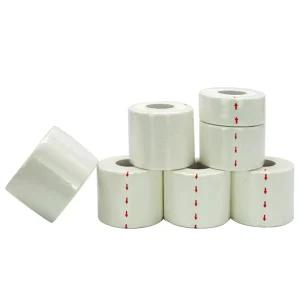 White Athletic Tape/Sports Tape - 1 1/2 Inch X 45 Feet Per Roll - 100 Percent Cotton with Zinc Oxide