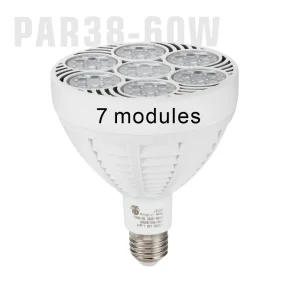 60W LED PAR38 110V 220V ETL E26 E27 Alumínio Dimmable PAR 38 PAR38 Luz LED de Inundação para Joias Lâmpada Spot Lights LED para Loja de Joias