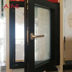 High-End Modern Smart Privacy Glass Windows - Aluminum Alloy Frame, Swing Open, Windproof for Offices &amp; Villas
