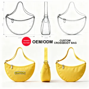 Original Design Hobo Bag Crescent Crossbody Small Backpack