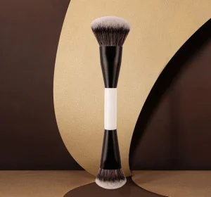 YDINI Double End Makeup Brush Contour Foundation Blush Synthetic Hair