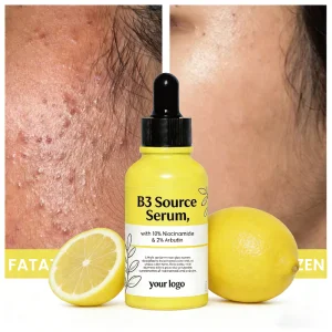 Private Label Evens Skin Tone Reduces Hyperpigmentation Improves Dullness Fast Absorption Brightening Dark Spot Corrector Serum