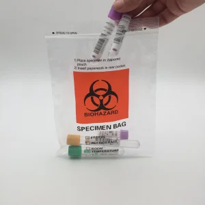 Biohazard Bag with Pocket