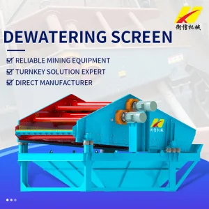 IP65 Dewatering Screen Machine for Gold Ore and Sand Cleaning