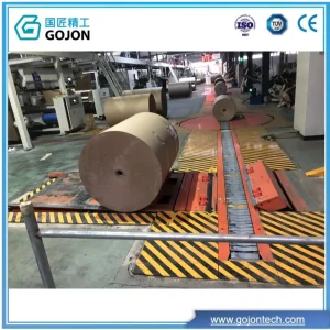 Stable Reliable Automatic Paper Roll Transportation Feeding Turntable Chain Conveyor Corrugated Line Warehouse Roll System