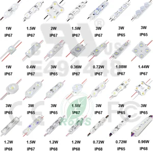 12V/24V/110V/220V LED Modules Light Mini LED Injection Modules For Billboard Signs Advertisement Box Backlight Pixel Letter Sign