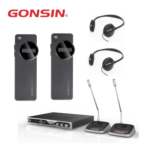 Fs Fhss Wireless Simultaneous Interpretation Equipment with 16 Language Channels