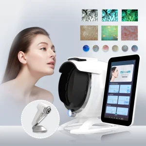 BitMoji AI Smart 3D Skin Detector 8 Spectrum Digital Analyzer Facial AI Intelligent Digital Skin Tester Face Machine for Salon
