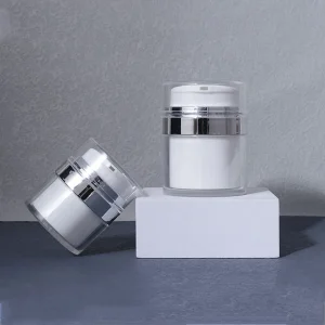 15ml 20ml 30ml 50ml 100ml Acrylic ABS Cosmetic Double Wall Cream Lotion Pump Airless Jar