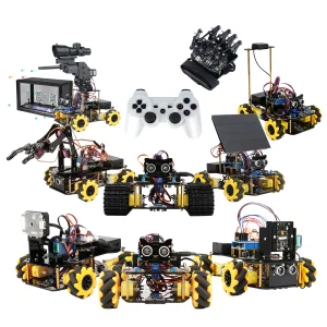 ACEBOTT DIY Smart Robotics Car ESP32 Remote Control Water Ball Launcher Educational STEM Coding Learning Toy for Arduino