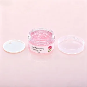 OEM/ODM Available Rose Soothing Hydrating Gel 300ml with Collagen and Peptide Ingredients for Home Use