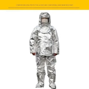 Kit de ropa protectora para soldadura, equipo de seguridad de alta temperatura, resistencia a las llamas