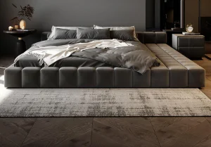 Italian Designer Hotel Tatami Storage Bed