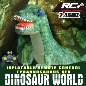 Realistic RC Inflatable T-Rex Dinosaur Toy