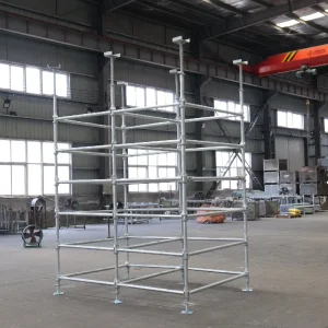 CE Certified Building Construction Railway Bridge Hot DIP Galvanized Acrow Vertical Post Standard Quick Rapid Scaffolding Cuplock