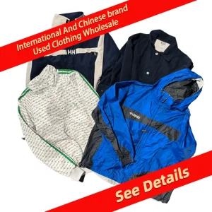 Used Clothing Sport Wear Container Thrift Branded Second Hand Children Clothes From Europe Wholesale Brand Used Clothes