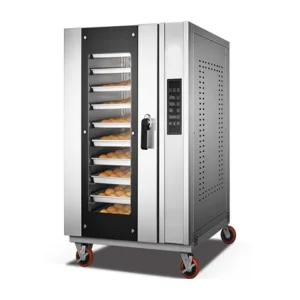 12 Trays High Production Industrial Detachable Hot Air Circulation Steam Deck Gas Convection Oven for Bread and Cake