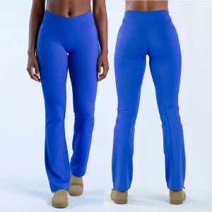 Custom Logo Seamless Flared Leggings