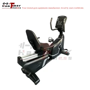 Commercial Gym Fitness Cardio Stationary Magnetic Horizontal Recumbent Exercise Bike