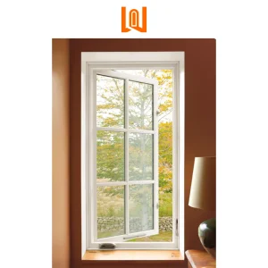WANJIA Ce Certified Grid Design Upvc windows