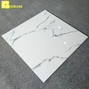 White Marble Floor Polished Glazed Pisos Porcelanato Tile Floor Porcelain Price