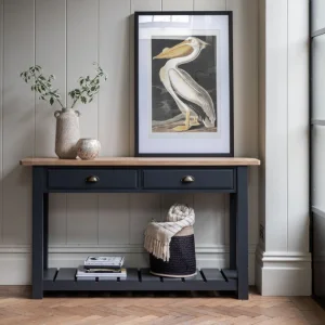Navy Blue Console Table