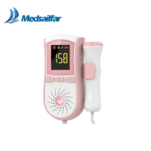 OEM Home Waterproof Detector Pocket Handheld Ultrasound Portable Baby Fetal Doppler Monitor