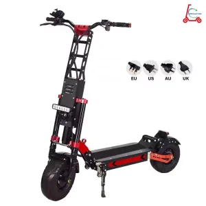 CE Big Power Powerful 8000W Electric Scooter ISO9001 Two Wheels Escooter Kick Scooter